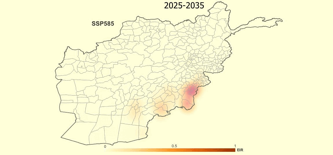 SSP585 Afghanistan GIF