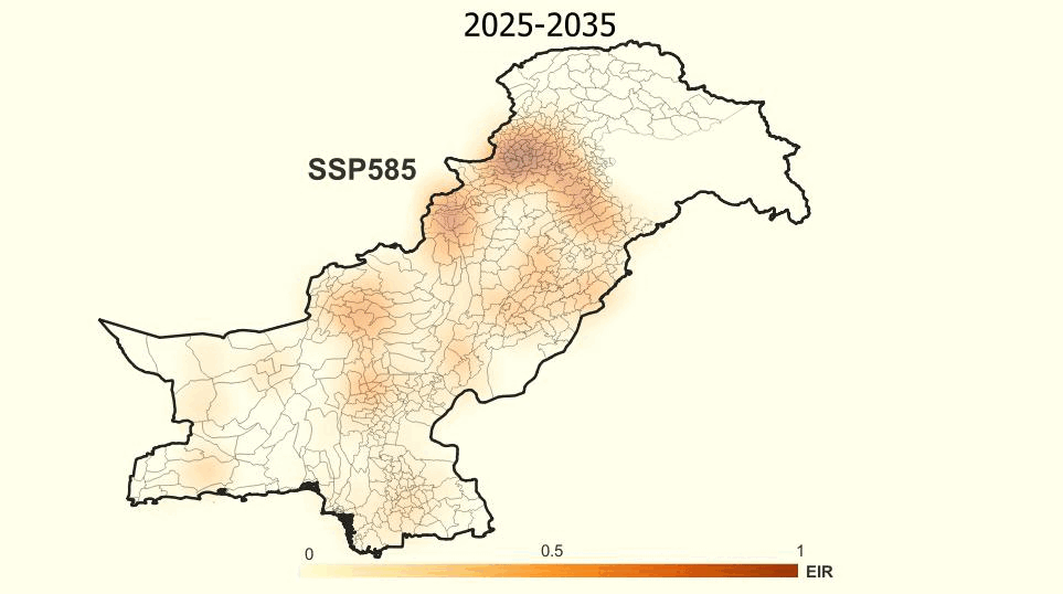 SSP585 Afghanistan GIF